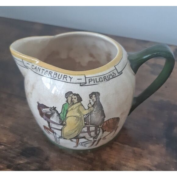 Canterbury Pilgrims Royal Daulton Creamer - Picture 3 of 5